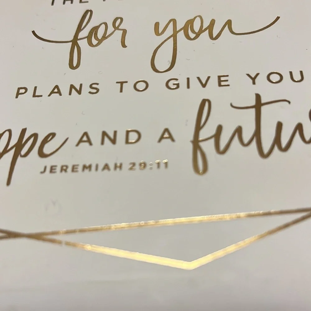 Wooden plaque, for I know the plans I have for you, plans to give you hope…
